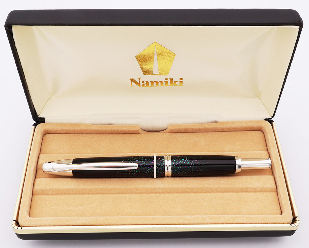 Pilot (Namiki) Vanishing Point - Raden Galaxy, Rhodium Trim, XXXF